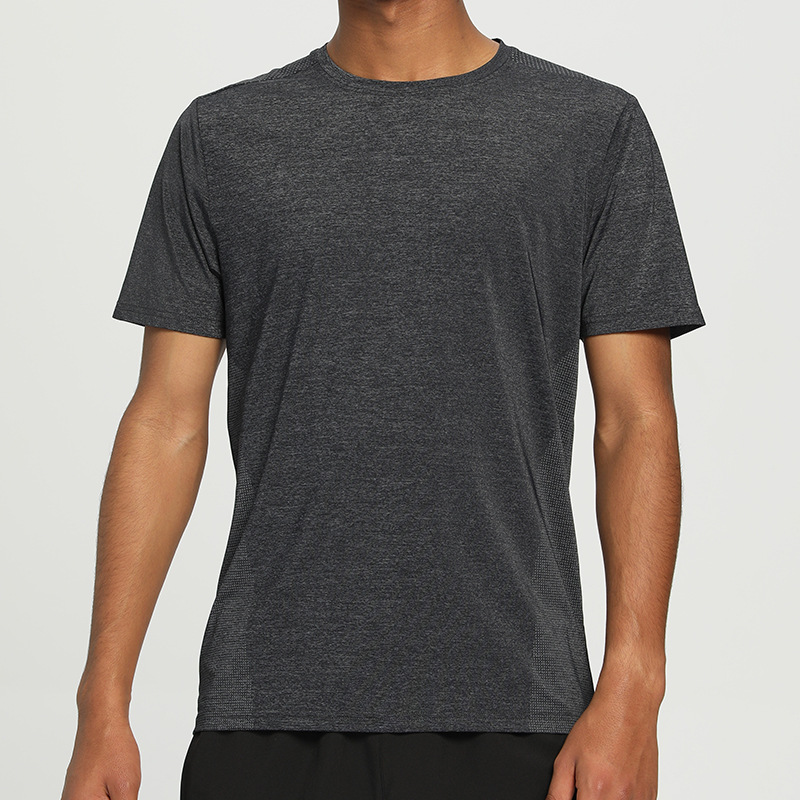 Men's Polyester Quick-Dry T-Shirt: Loose Fit for Fitness and Running