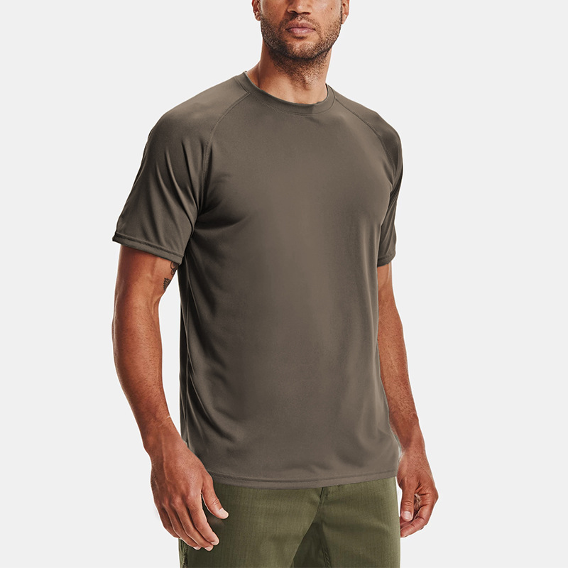 Men's Loose-Fit Ice Silk Quick-Dry Short-Sleeved T-Shirt