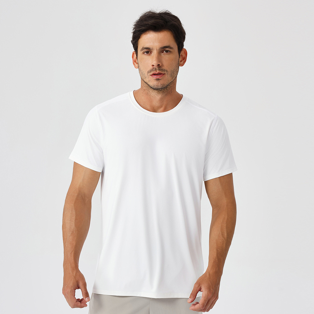 Men's Ice Silk UV-Protective Quick-Dry Sports T-Shirt for Spring and Summer